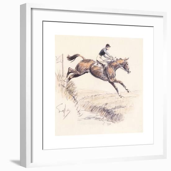 The One to Carry Your Half-Crown-Snaffles-Framed Premium Giclee Print