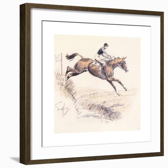 The One to Carry Your Half-Crown-Snaffles-Framed Premium Giclee Print