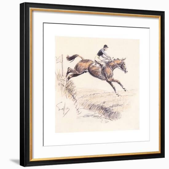 The One to Carry Your Half-Crown-Snaffles-Framed Premium Giclee Print