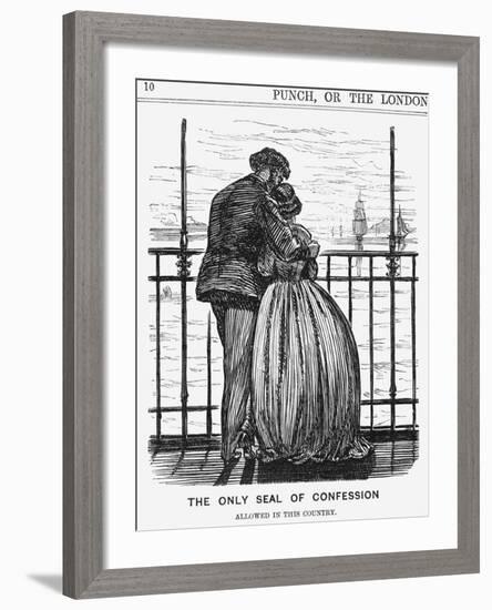 The Only Seal of Confession, 1865-null-Framed Giclee Print