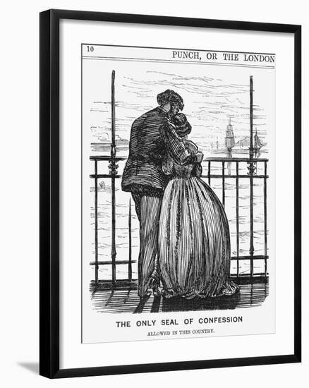 The Only Seal of Confession, 1865-null-Framed Giclee Print