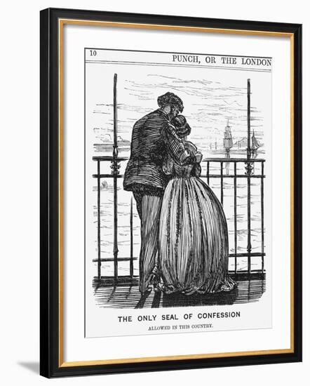 The Only Seal of Confession, 1865-null-Framed Giclee Print