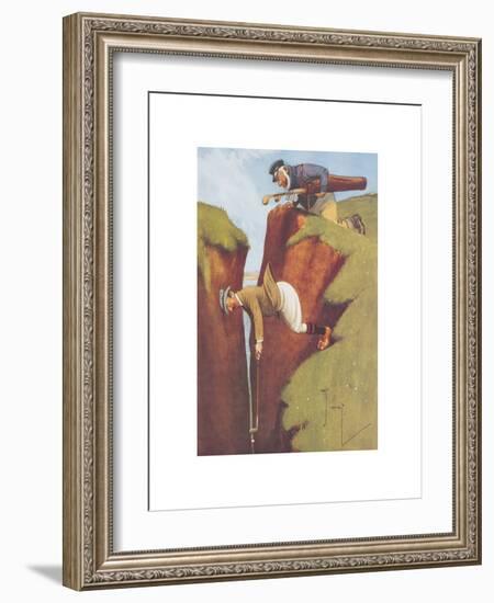 The Only Way!-Charles Crombie-Framed Premium Giclee Print