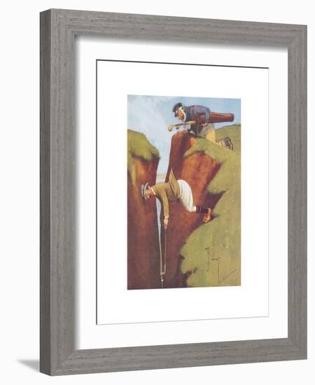 The Only Way!-Charles Crombie-Framed Premium Giclee Print