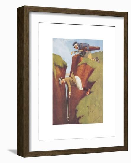 The Only Way!-Charles Crombie-Framed Premium Giclee Print