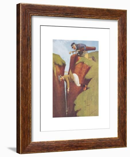 The Only Way!-Charles Crombie-Framed Premium Giclee Print