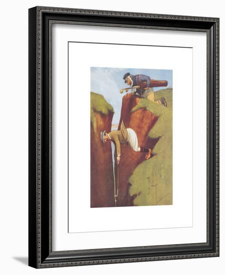 The Only Way!-Charles Crombie-Framed Premium Giclee Print