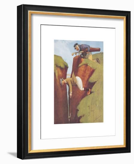 The Only Way!-Charles Crombie-Framed Premium Giclee Print