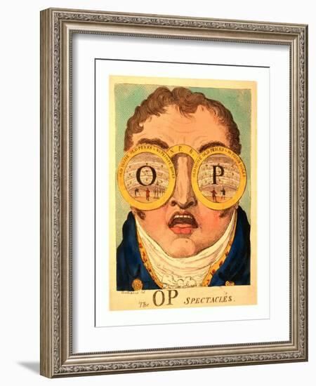 The Op Spectacles-null-Framed Giclee Print