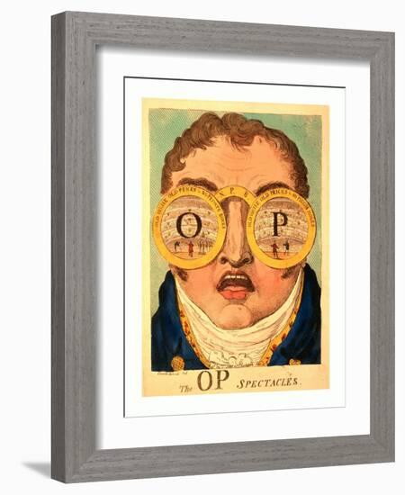The Op Spectacles-null-Framed Giclee Print