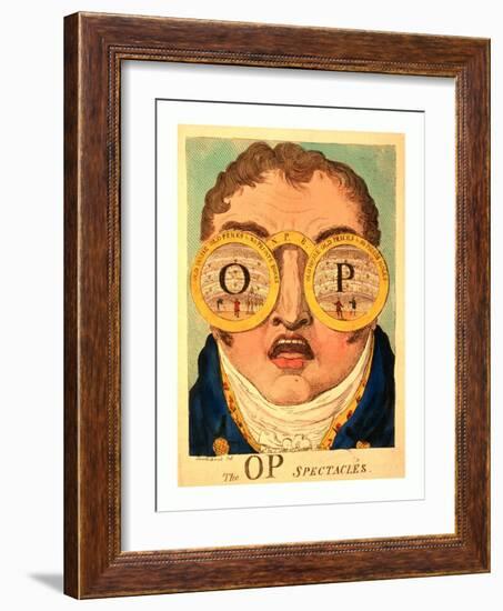 The Op Spectacles-null-Framed Giclee Print