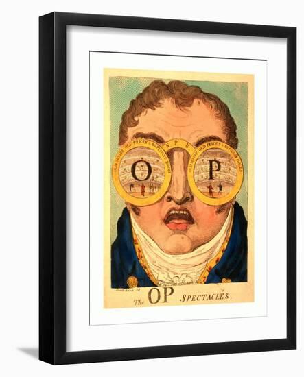 The Op Spectacles-null-Framed Giclee Print