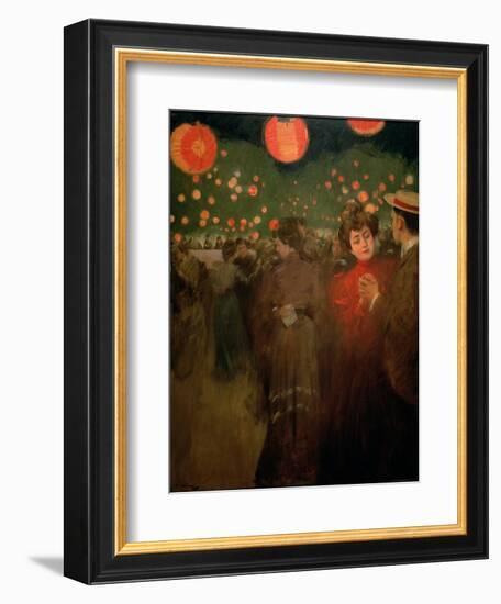 The Open-Air Party, c.1901-02-Ramon Casas i Carbo-Framed Premium Giclee Print