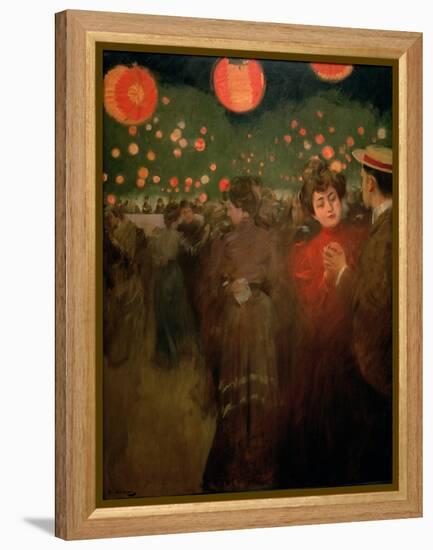 The Open-Air Party, c.1901-02-Ramon Casas i Carbo-Framed Premier Image Canvas