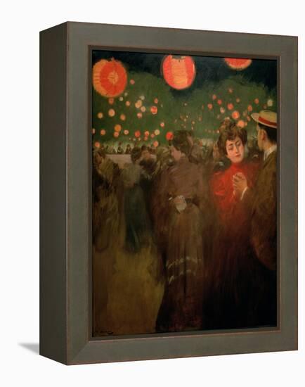 The Open-Air Party, c.1901-02-Ramon Casas i Carbo-Framed Premier Image Canvas