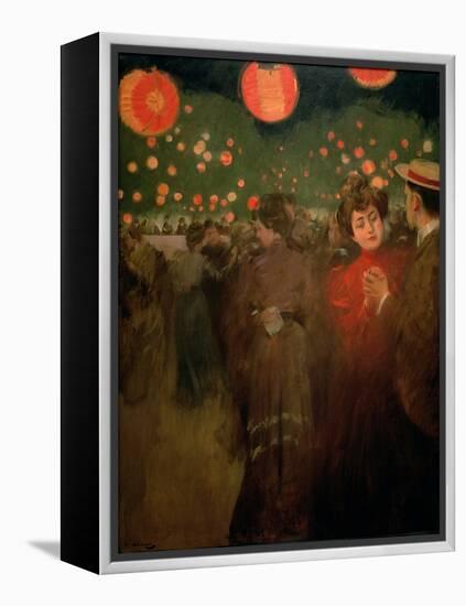 The Open-Air Party, c.1901-02-Ramon Casas i Carbo-Framed Premier Image Canvas