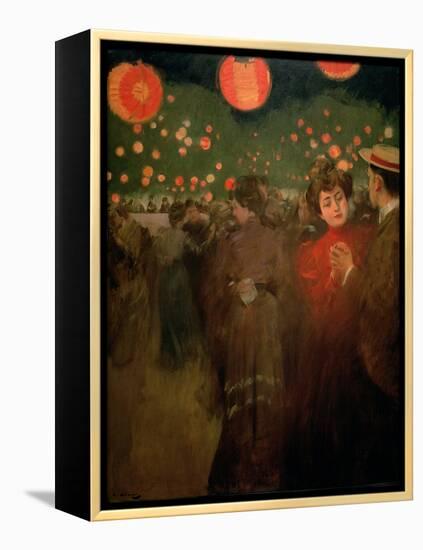 The Open-Air Party, c.1901-02-Ramon Casas i Carbo-Framed Premier Image Canvas