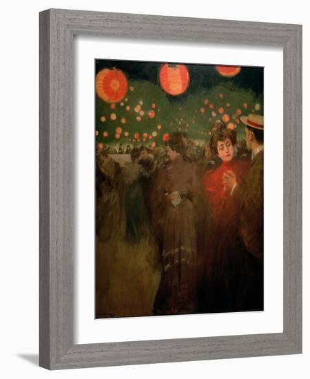 The Open-Air Party, c.1901-02-Ramon Casas i Carbo-Framed Giclee Print