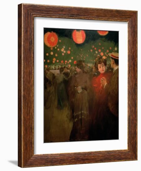 The Open-Air Party, c.1901-02-Ramon Casas i Carbo-Framed Giclee Print