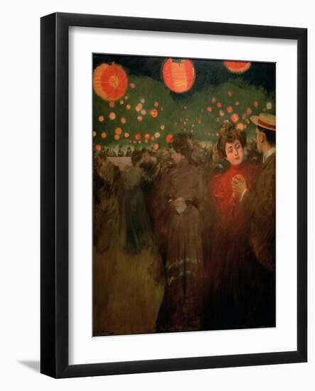 The Open-Air Party, c.1901-02-Ramon Casas i Carbo-Framed Giclee Print