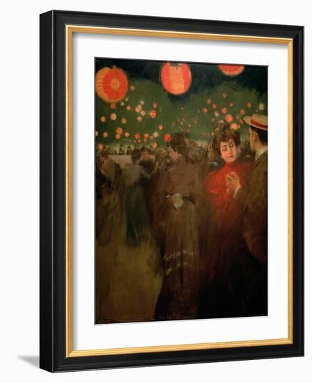 The Open-Air Party, c.1901-02-Ramon Casas i Carbo-Framed Giclee Print