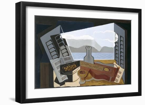 The Open Window, 1921-Juan Gris-Framed Art Print