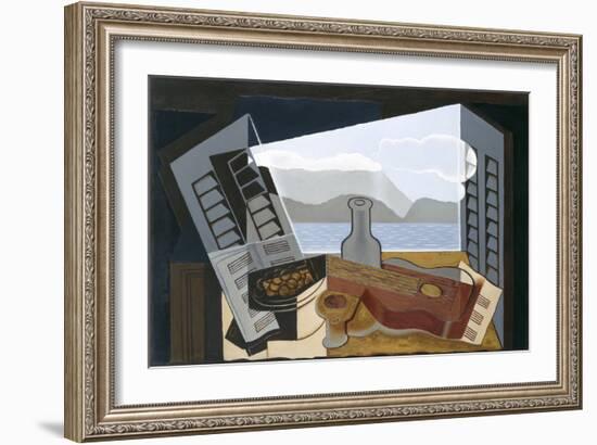 The Open Window, 1921-Juan Gris-Framed Art Print