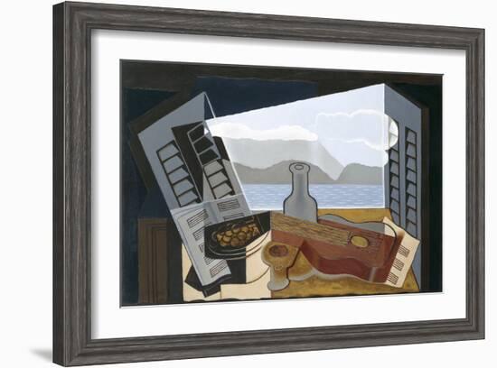 The Open Window, 1921-Juan Gris-Framed Art Print