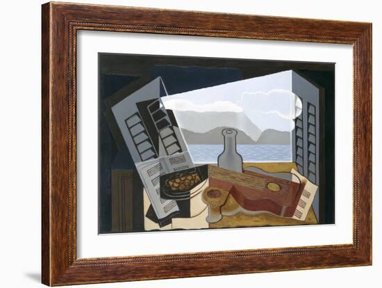 The Open Window, 1921-Juan Gris-Framed Art Print