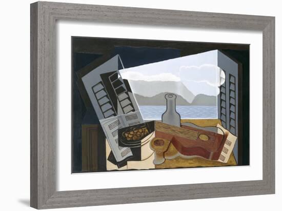 The Open Window, 1921-Juan Gris-Framed Art Print