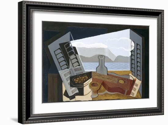 The Open Window, 1921-Juan Gris-Framed Art Print