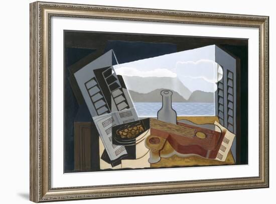 The Open Window, 1921-Juan Gris-Framed Art Print