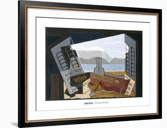 The Open Window, 1921-Juan Gris-Framed Art Print