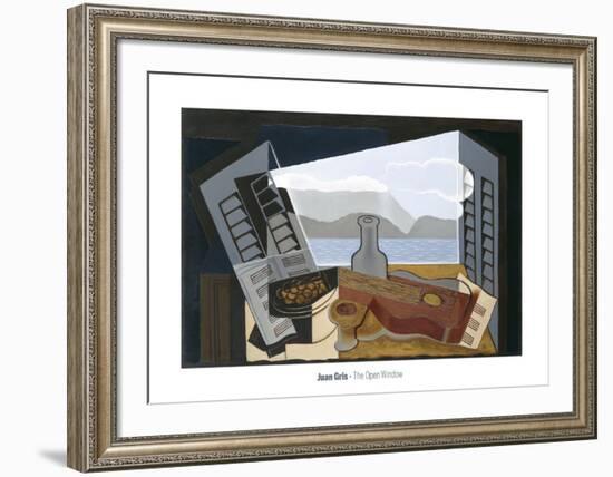 The Open Window, 1921-Juan Gris-Framed Art Print