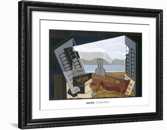 The Open Window, 1921-Juan Gris-Framed Art Print