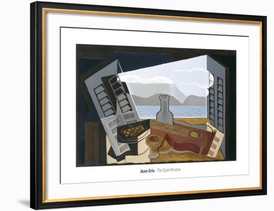 The Open Window, 1921-Juan Gris-Framed Art Print