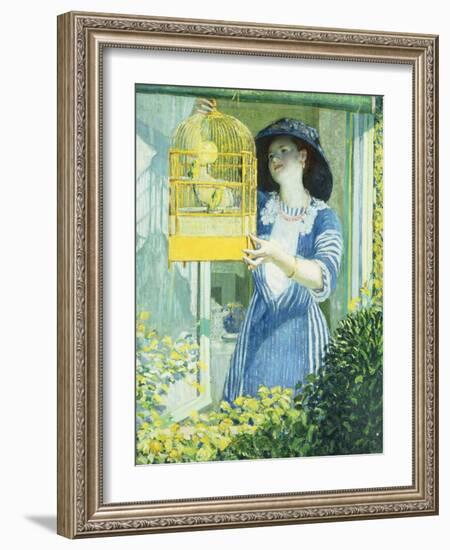 The Open Window-Frederick Carl Frieseke-Framed Giclee Print