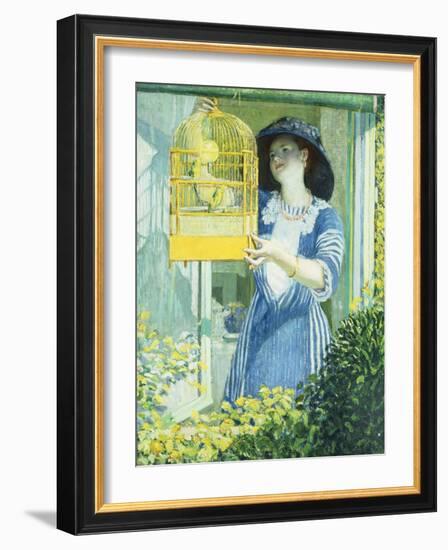 The Open Window-Frederick Carl Frieseke-Framed Giclee Print