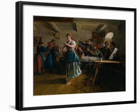 The Opening Dance, 1863-Ferdinand Georg Waldmüller-Framed Giclee Print