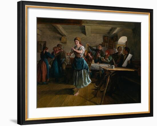 The Opening Dance, 1863-Ferdinand Georg Waldmüller-Framed Giclee Print