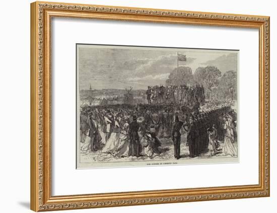 The Opening of Finsbury Park-null-Framed Giclee Print