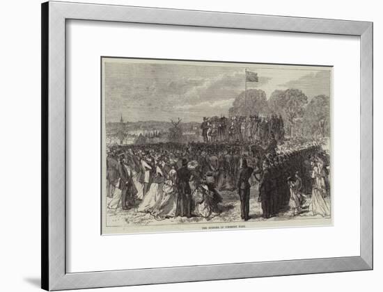 The Opening of Finsbury Park-null-Framed Giclee Print