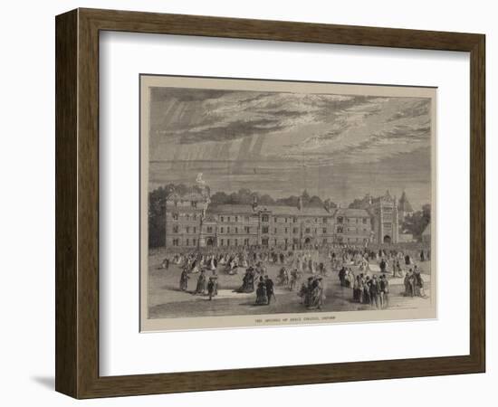 The Opening of Keble College, Oxford-null-Framed Giclee Print
