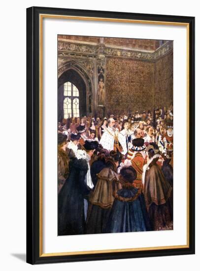 The Opening of Parliament by King Edward VII, C1905-Arthur David McCormick-Framed Giclee Print