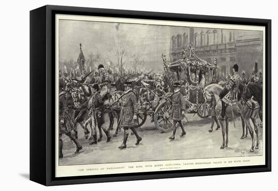 The Opening of Parliament-Frank Dadd-Framed Premier Image Canvas