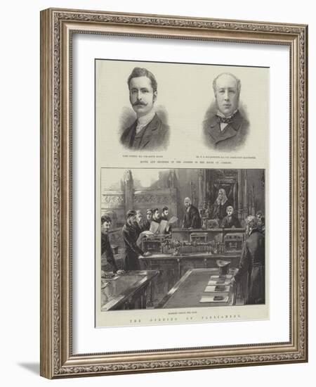 The Opening of Parliament-William Heysham Overend-Framed Giclee Print