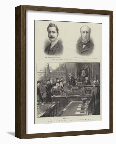 The Opening of Parliament-William Heysham Overend-Framed Giclee Print