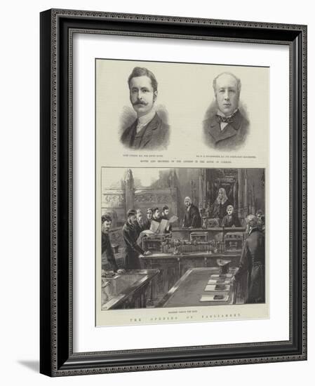 The Opening of Parliament-William Heysham Overend-Framed Giclee Print