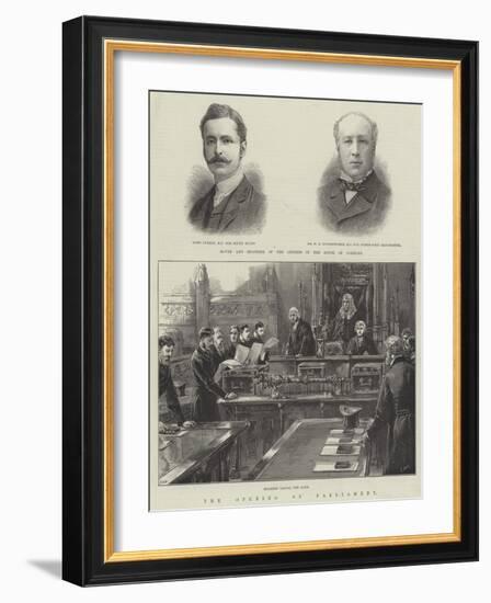 The Opening of Parliament-William Heysham Overend-Framed Giclee Print