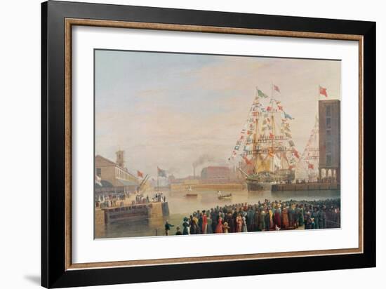 The Opening of St. Katherine's Dock, 25th October 1828-William John Huggins-Framed Giclee Print